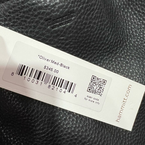 NWT Hammit Oliver Blk Tote Handbag - Picture 4 of 9